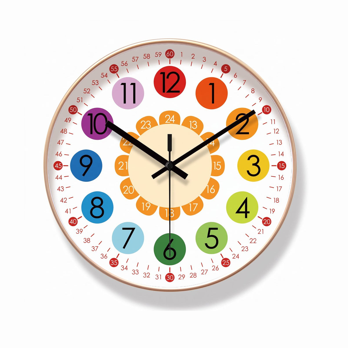 Horloge Murale Couleurs