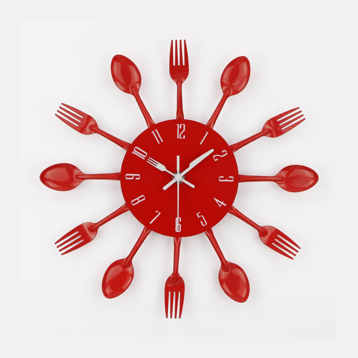 Horloge Murale Couverts Cuisine
