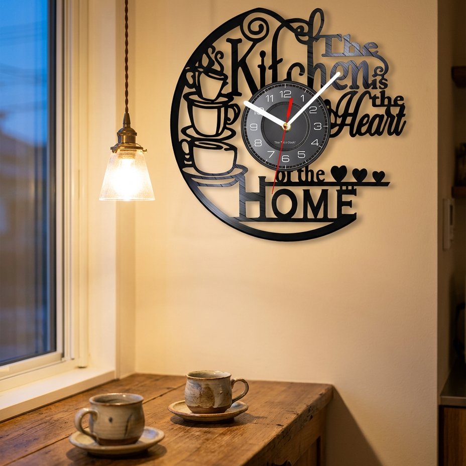 Horloge Murale Cuisine Café