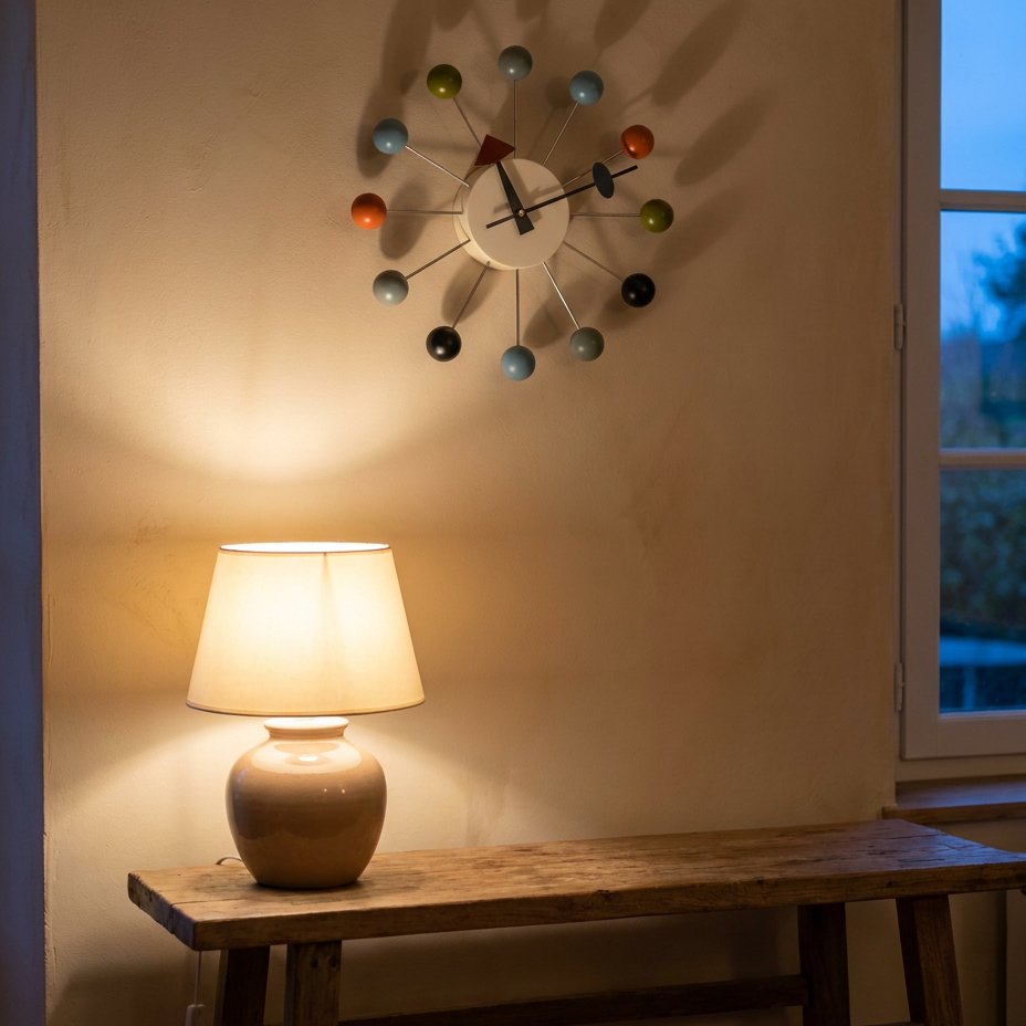 Horloge Murale Design Atomique