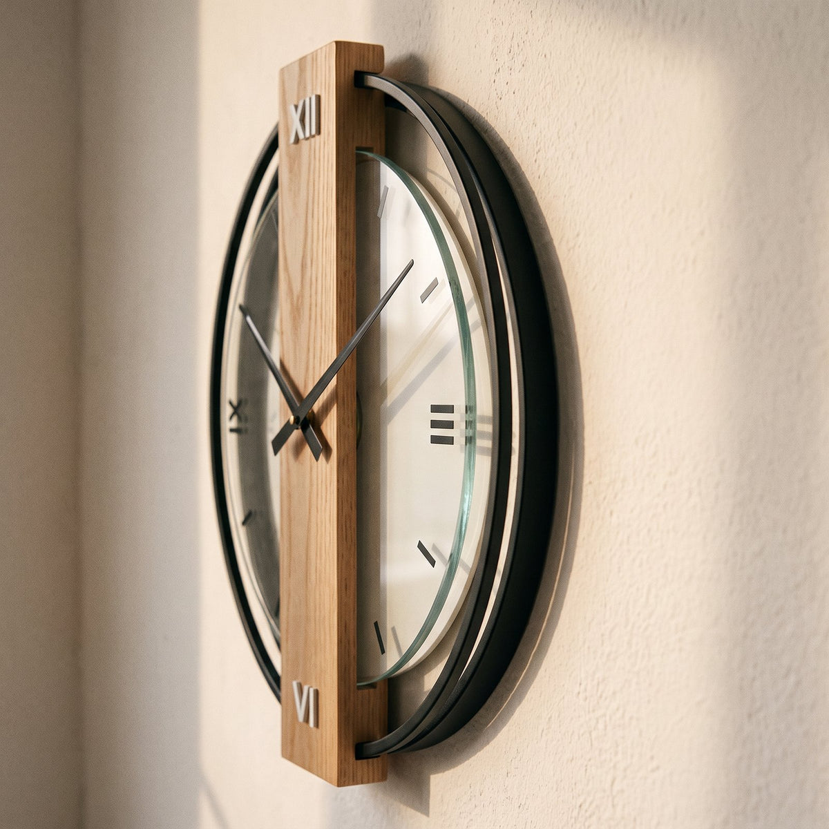 Horloge Murale Design Bois