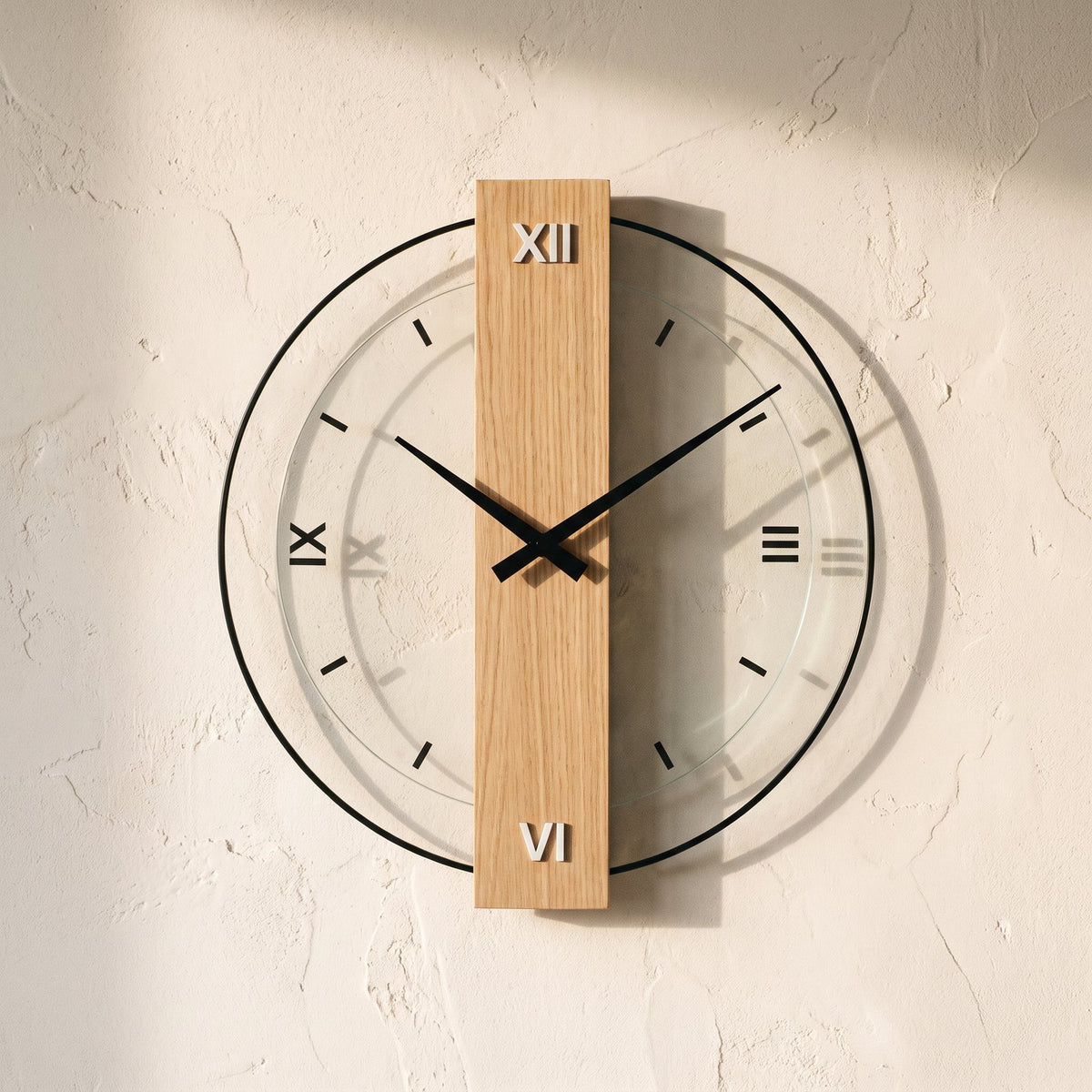 Horloge Murale Design Bois
