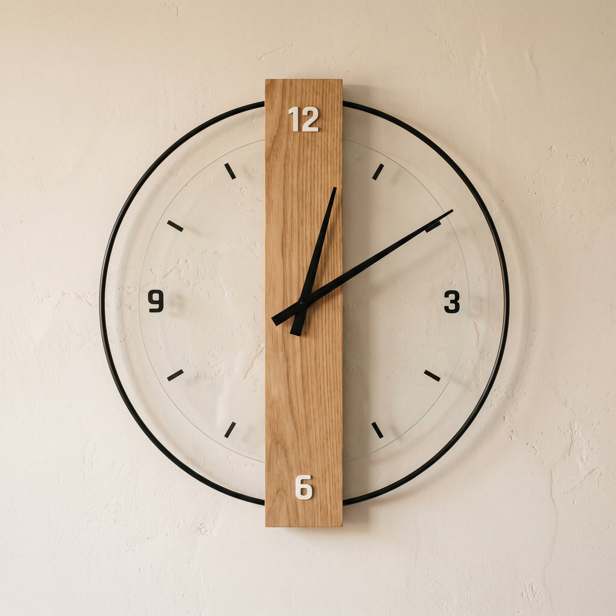 Horloge Murale Design Bois