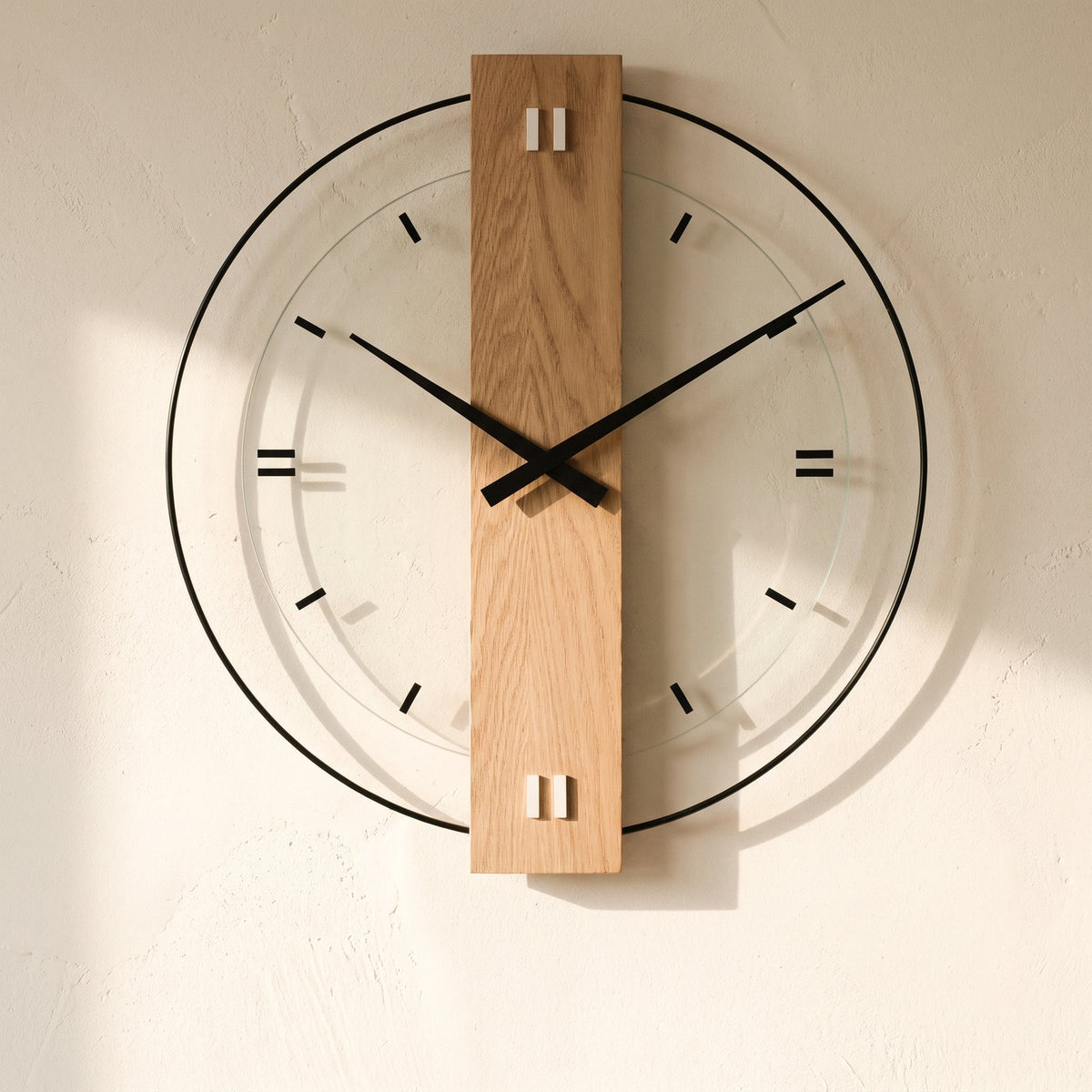 Horloge Murale Design Bois