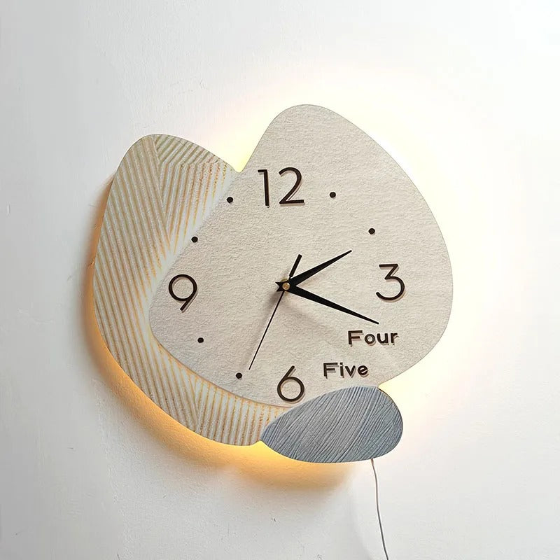 Horloge Murale Forme Abstraite