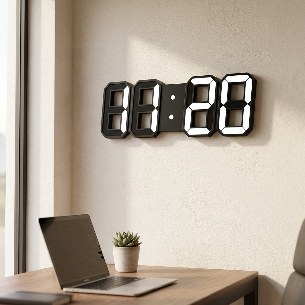 Horloge Murale Digital LED