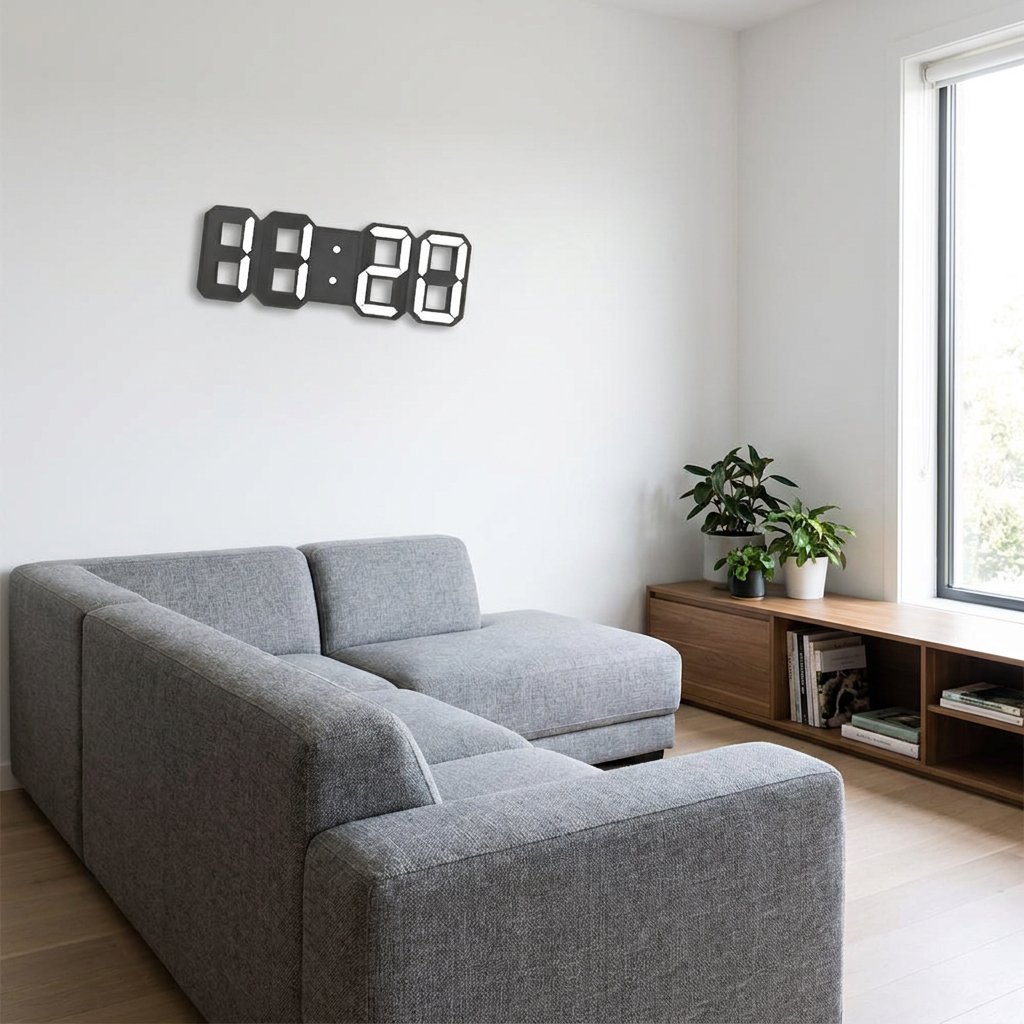Horloge Murale Digital LED