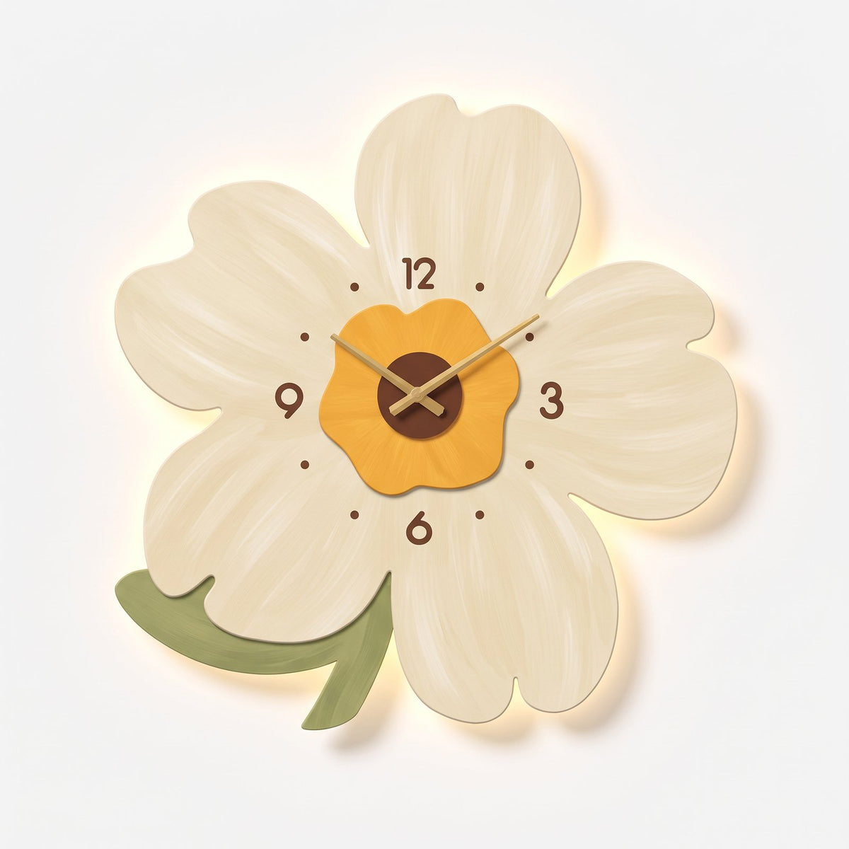 Horloge Murale Fleur Printemps