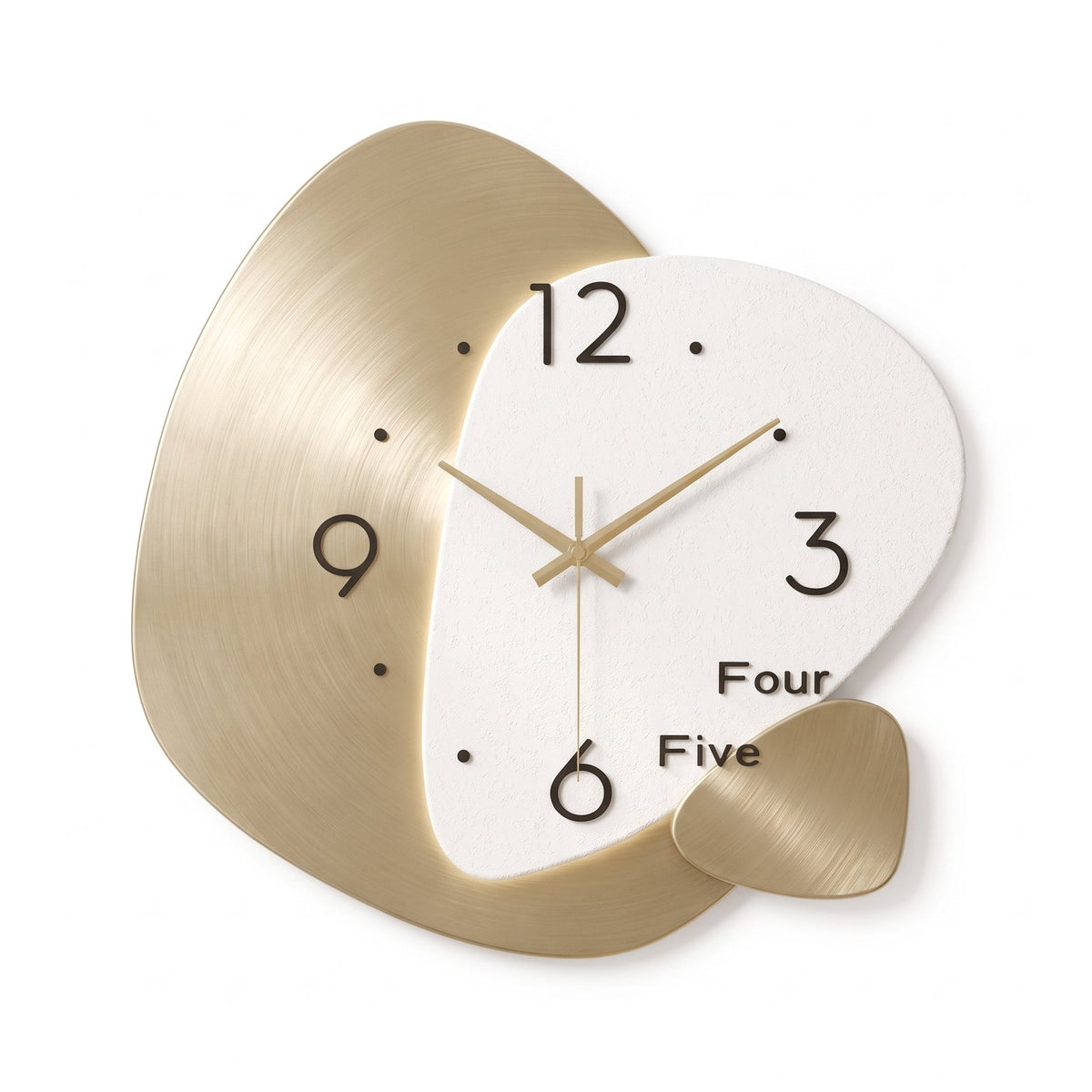 Horloge Murale Forme Abstraite
