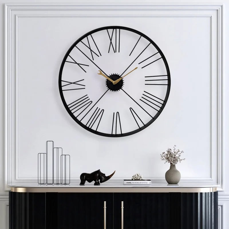 Horloge Murale Chiffres Romains