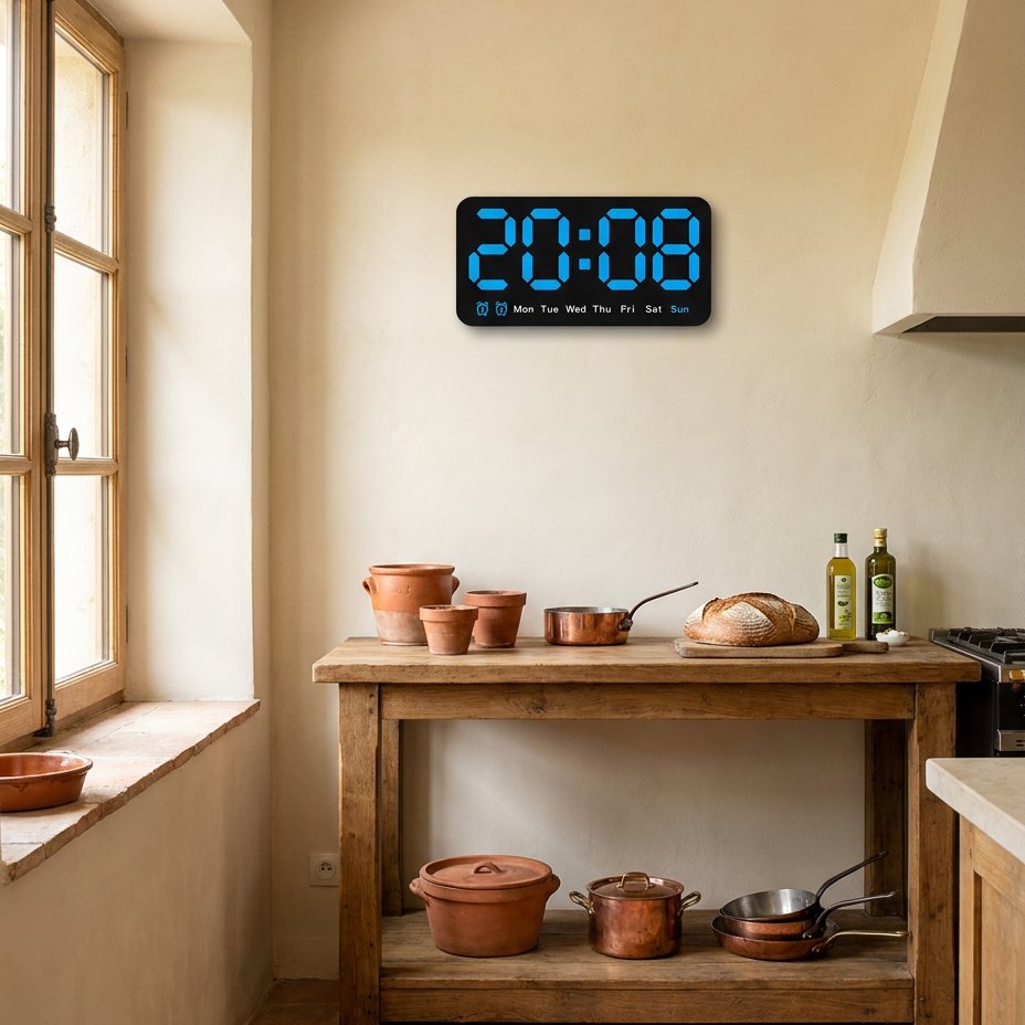 Horloge Murale LED Digitale
