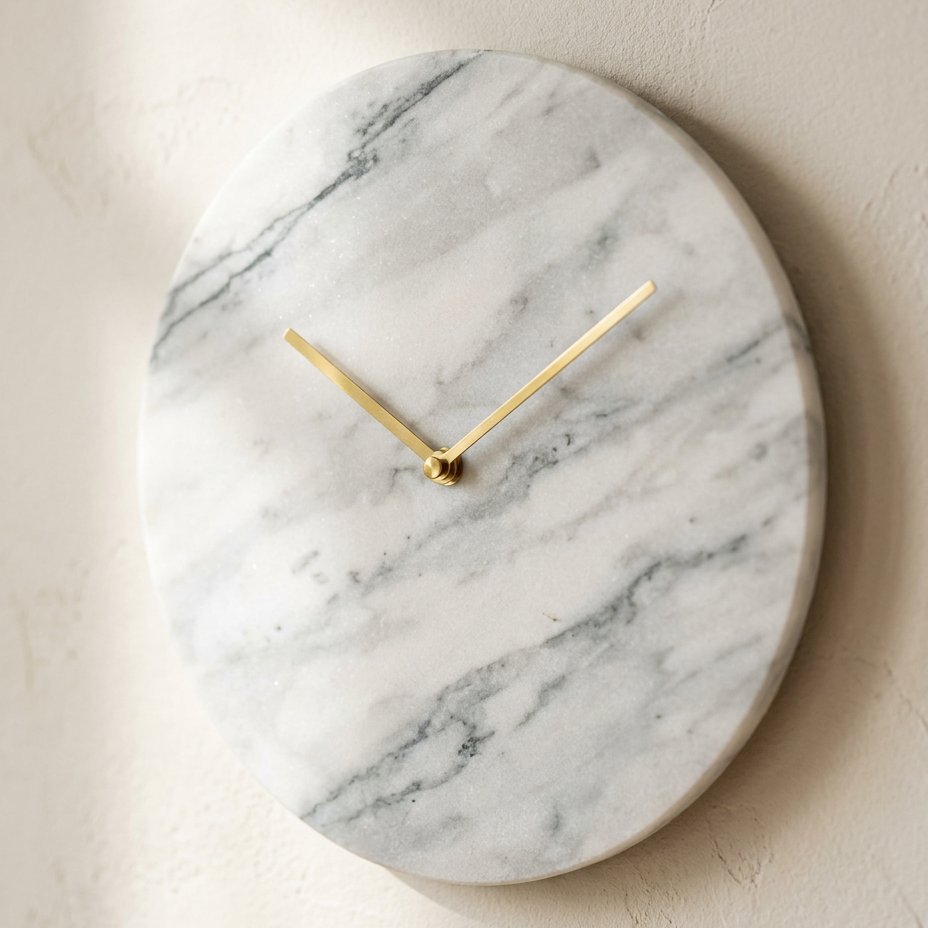 Horloge Murale Marbre Classique