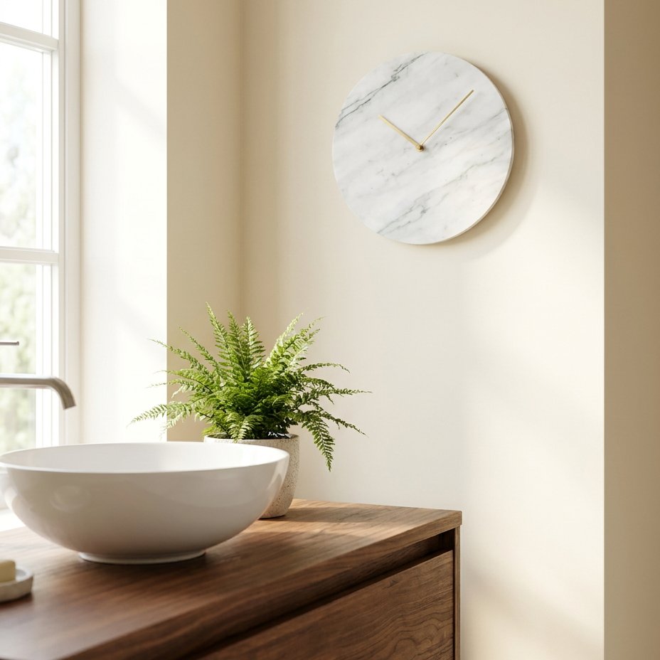 Horloge Murale Marbre Classique