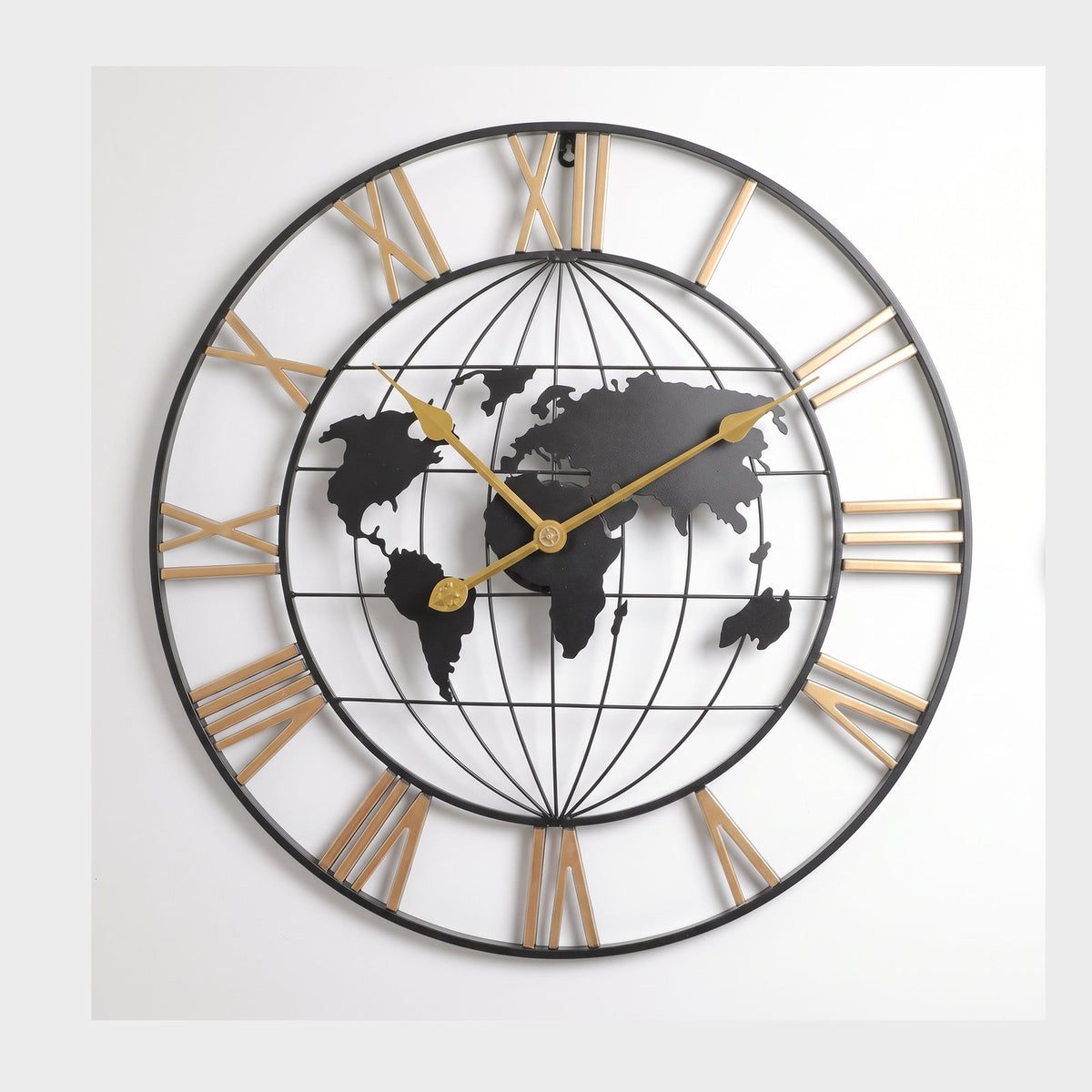 Horloge Murale Monde Métal