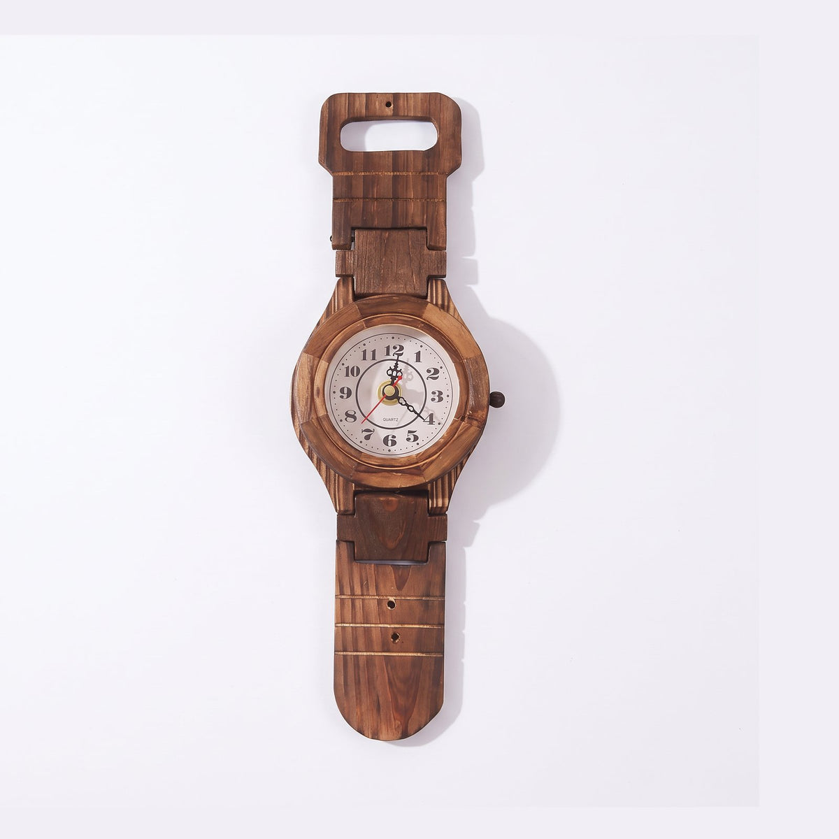 Horloge Murale Montre Bois