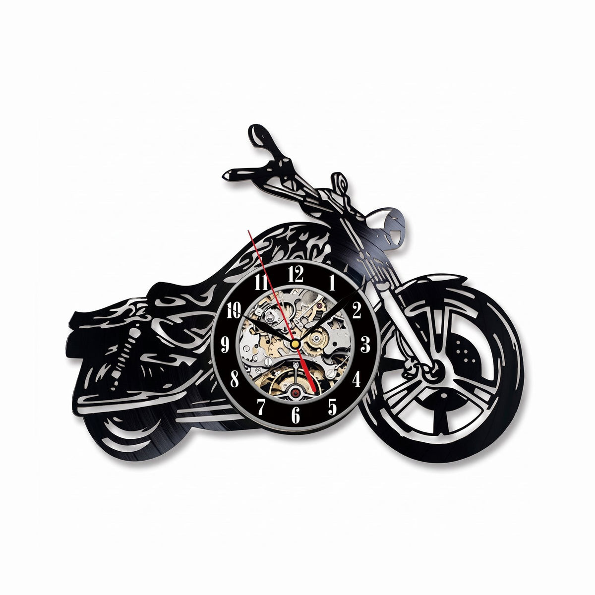 Horloge Murale Moto Design
