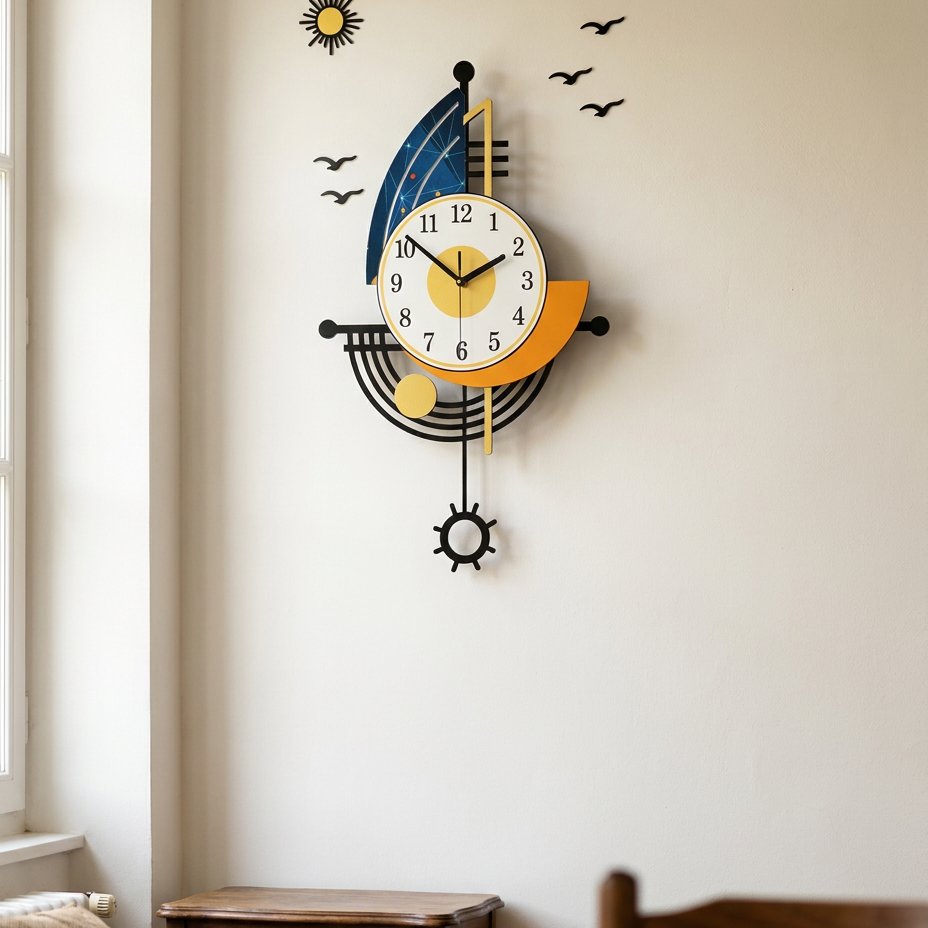 Horloge Murale Nautique Voile