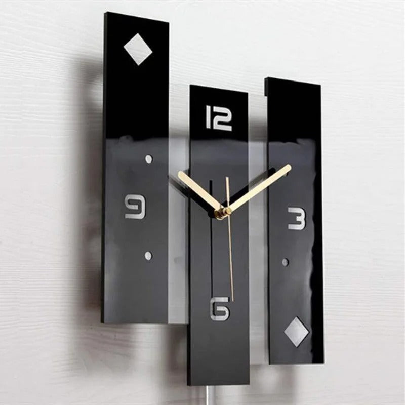 Horloge Murale Rectangulaire Moderne