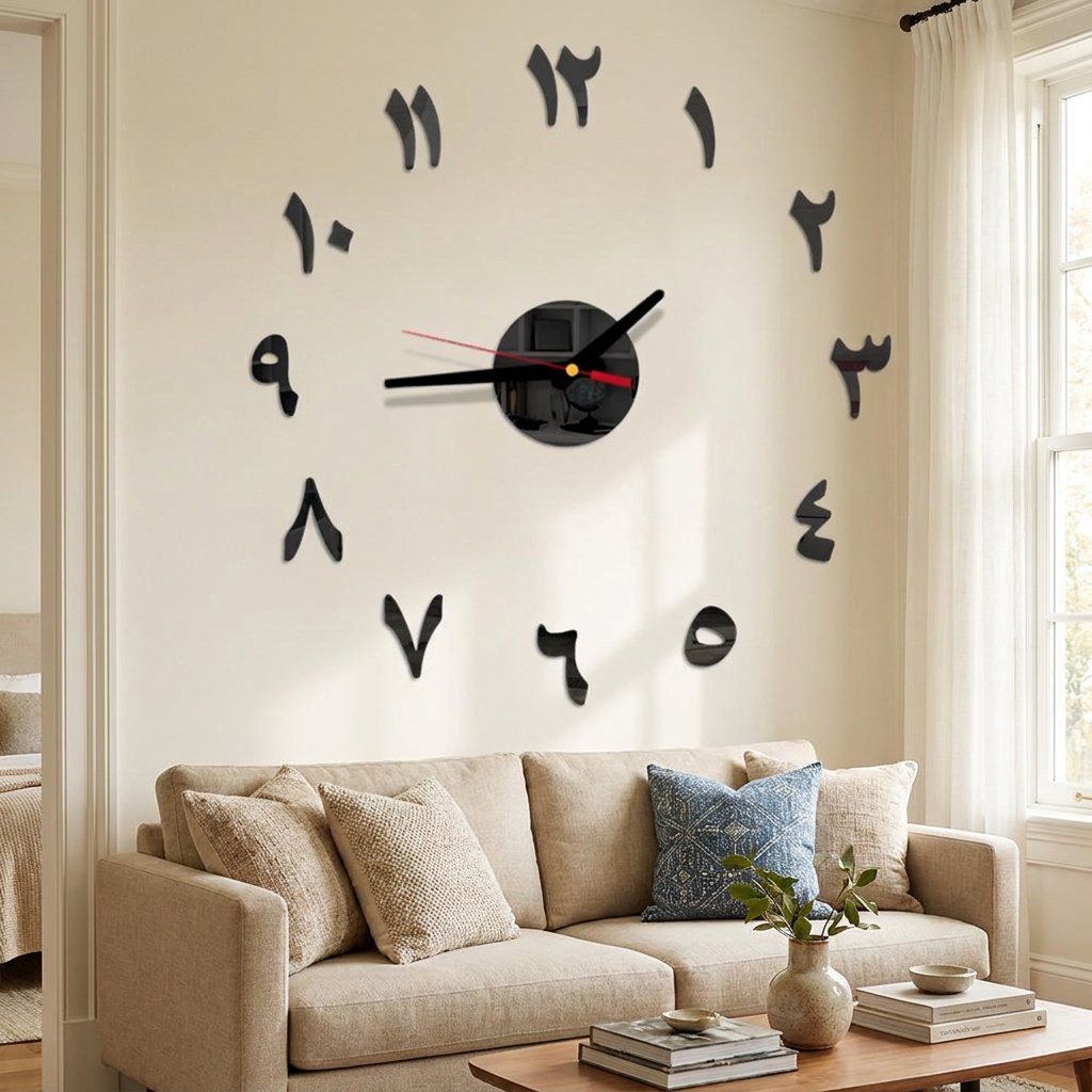 Horloge Murale Nombres Arabes