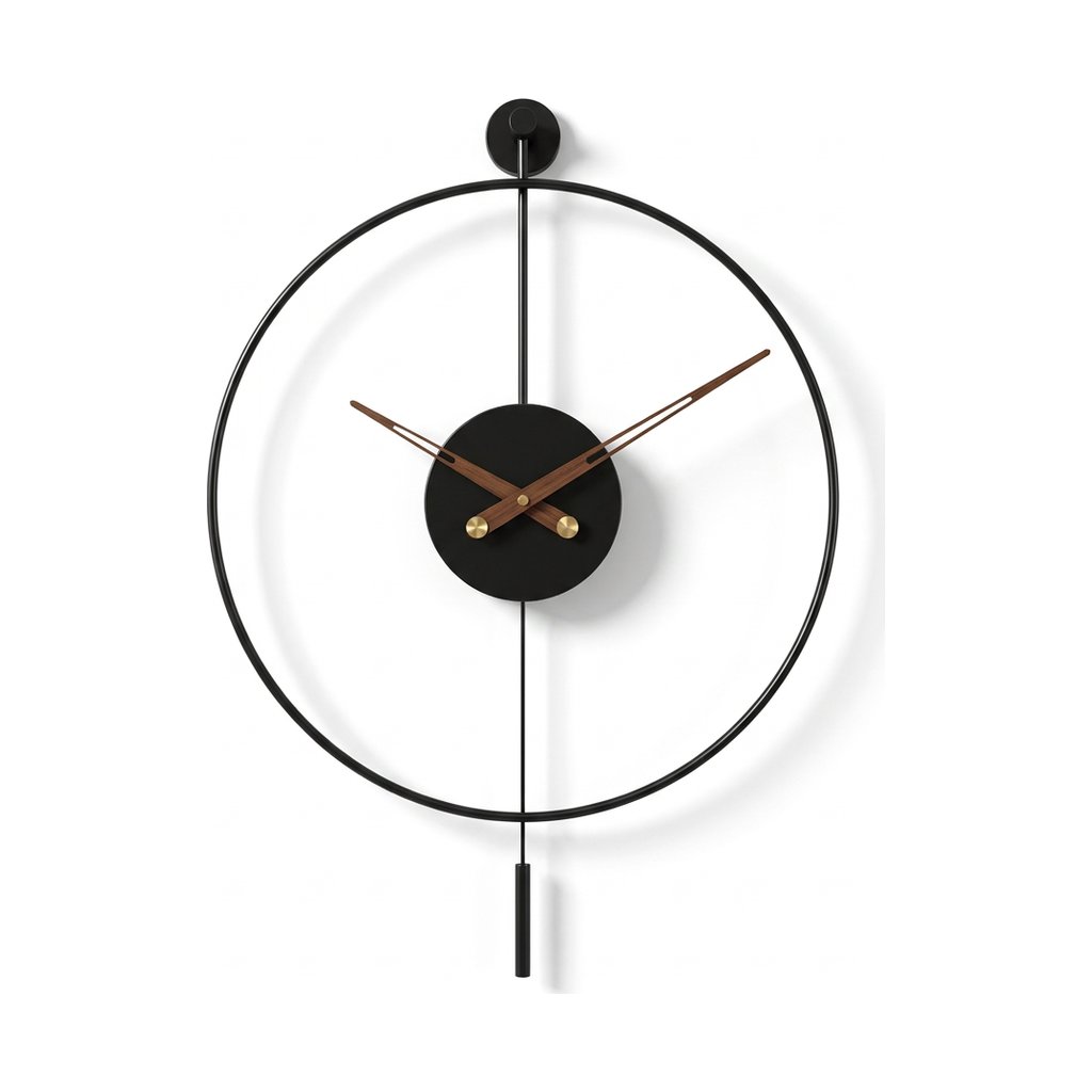 Horloge Murale Pendule Cercle Minimaliste