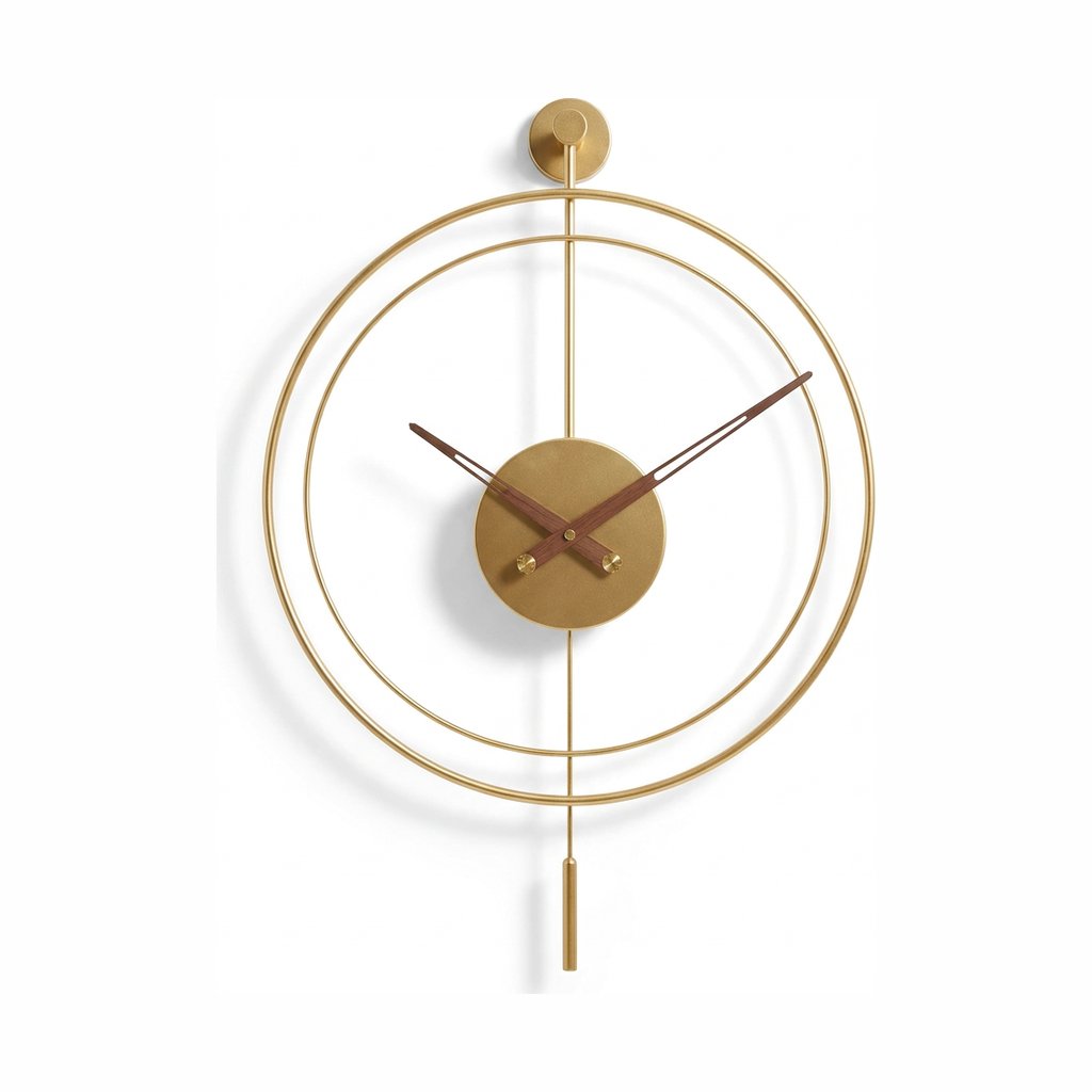 Horloge Murale Pendule Cercle Minimaliste