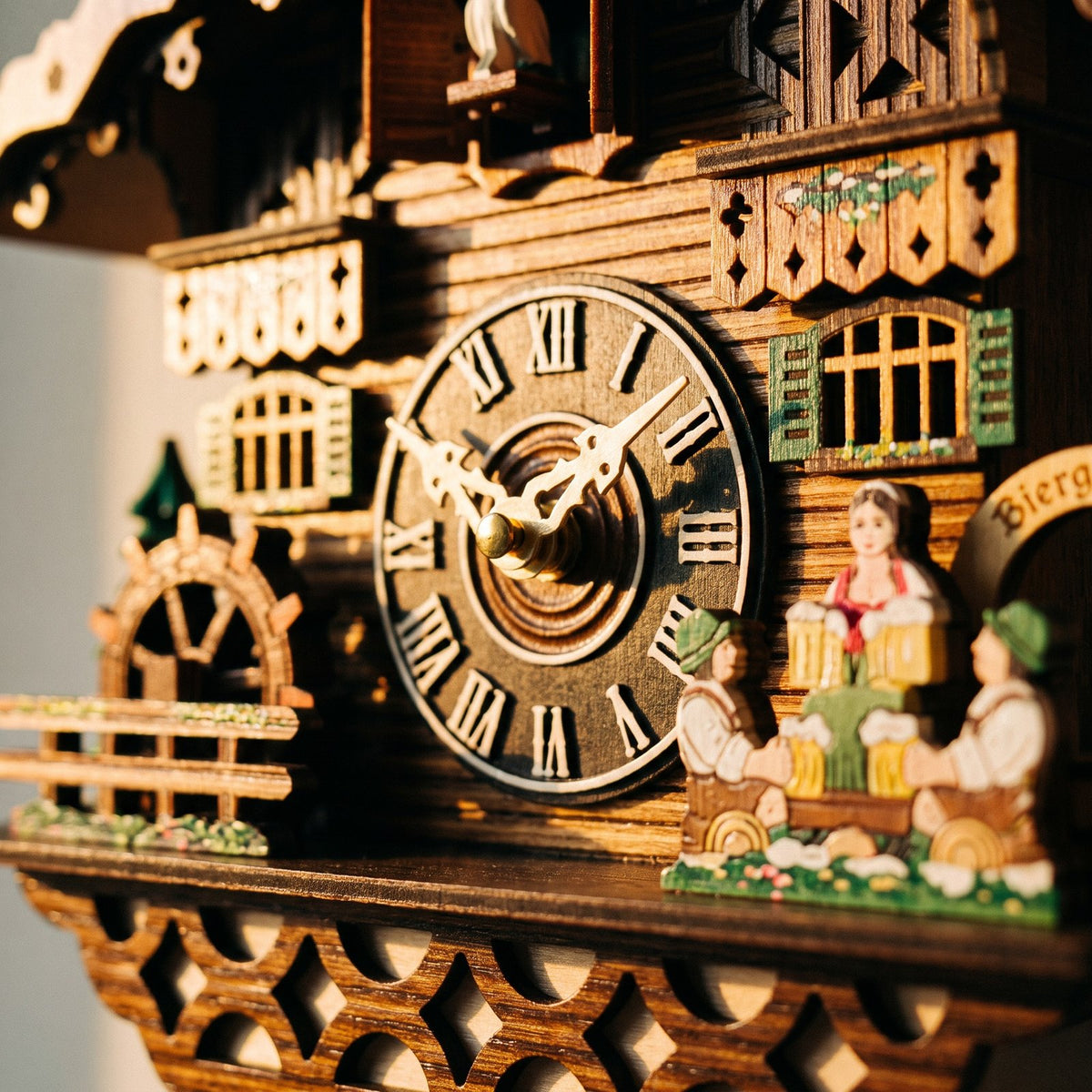 Horloge Murale Pendule Chalet Vintage – mise en situation
