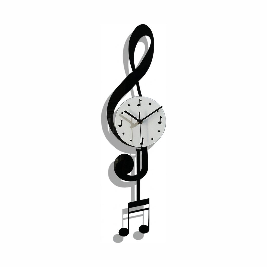 Horloge Murale Pendule Clé Sol