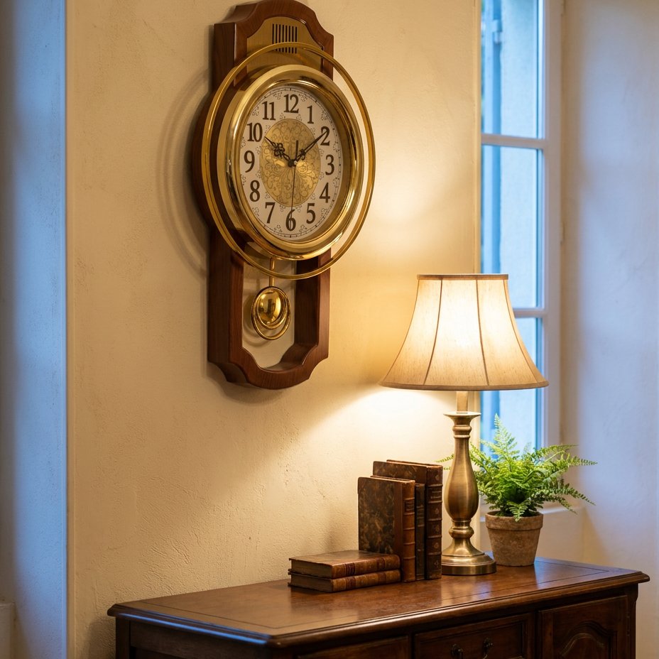 Horloge Murale Pendule Rétro