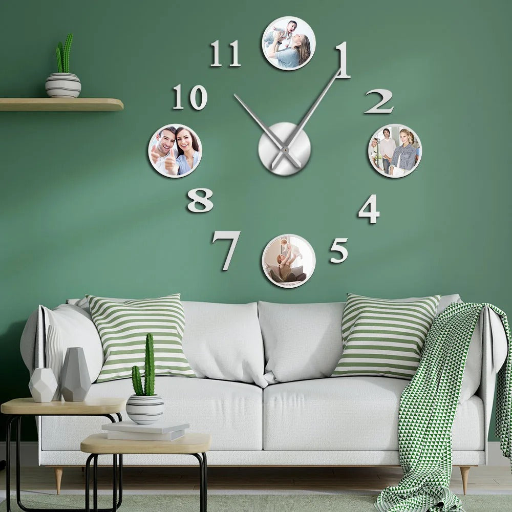 Horloge Murale Photos Rondes