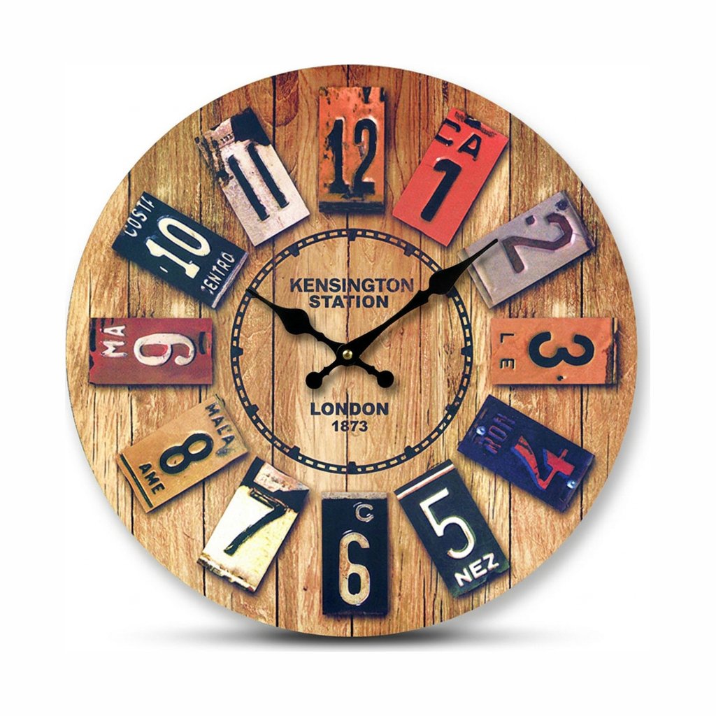 Horloge Murale Plaques Paris