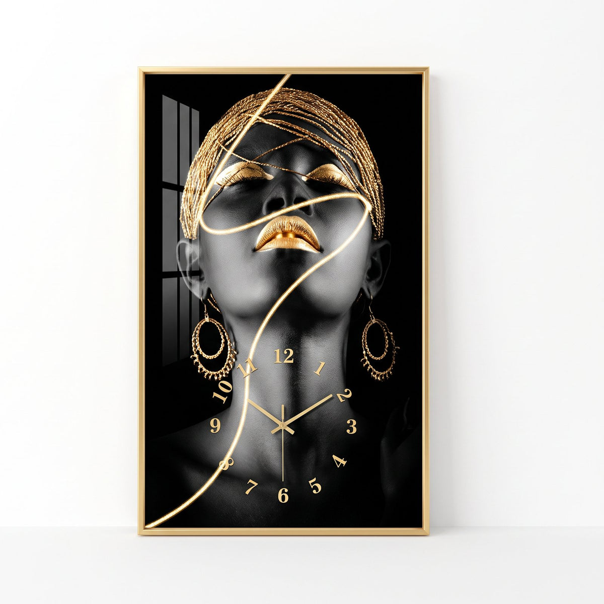 Horloge Murale Portrait Graphique