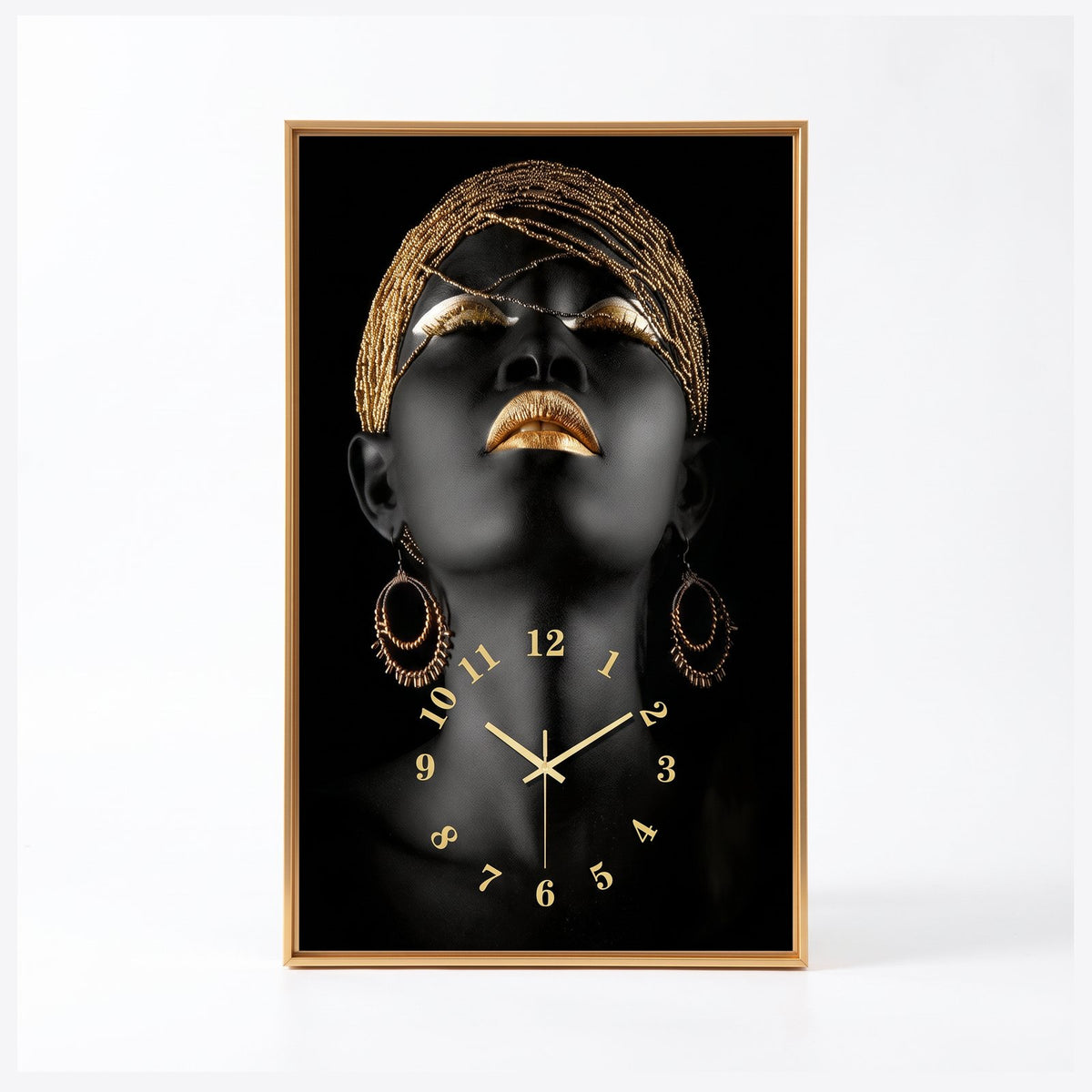 Horloge Murale Portrait Graphique
