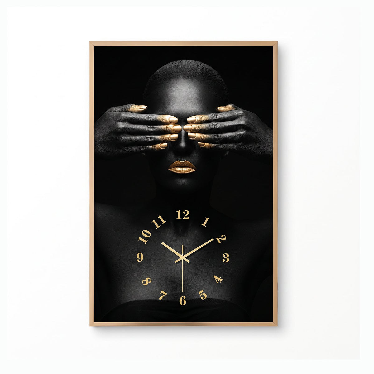 Horloge Murale Portrait Graphique