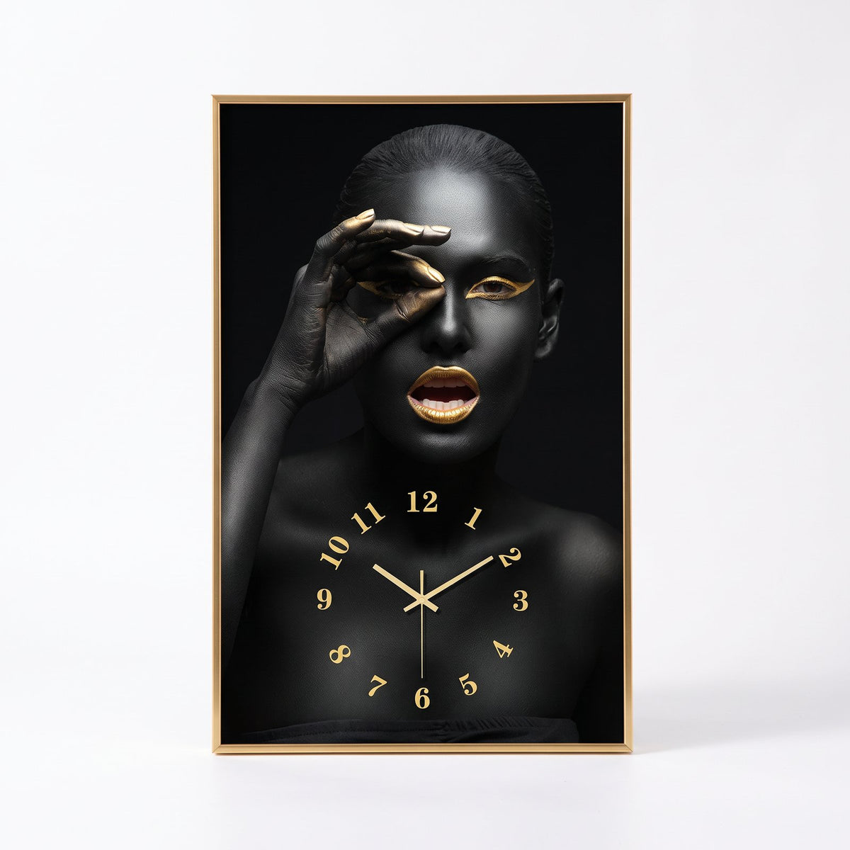 Horloge Murale Portrait Graphique