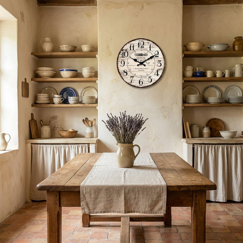 Horloge Murale Provence Vintage