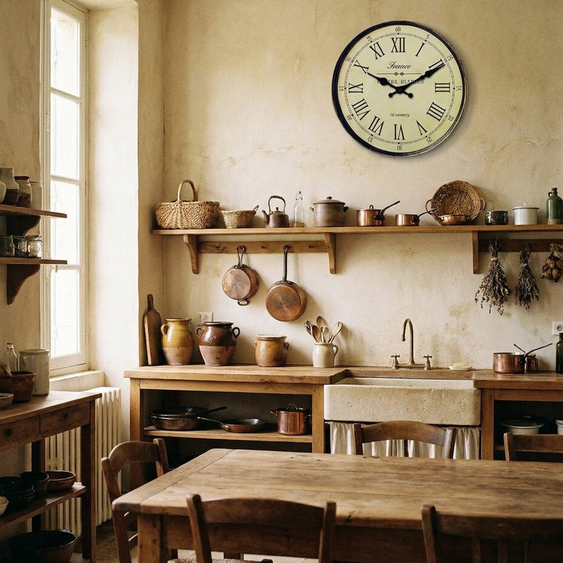 Horloge Murale Romains Vintage