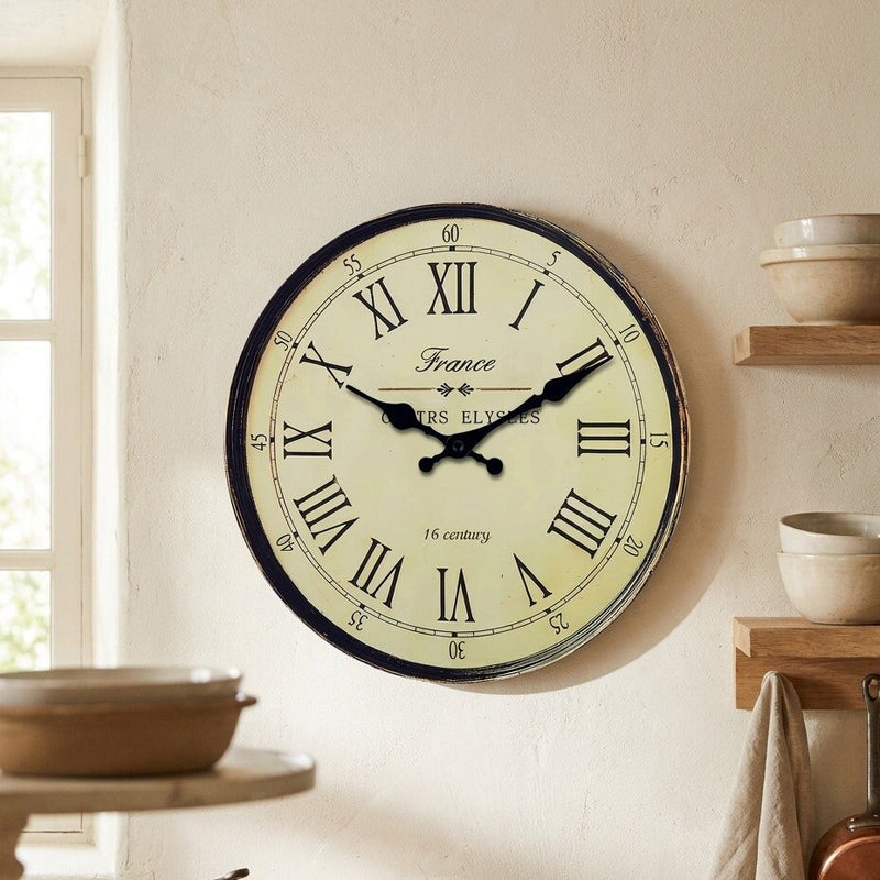 Horloge Murale Romains Vintage