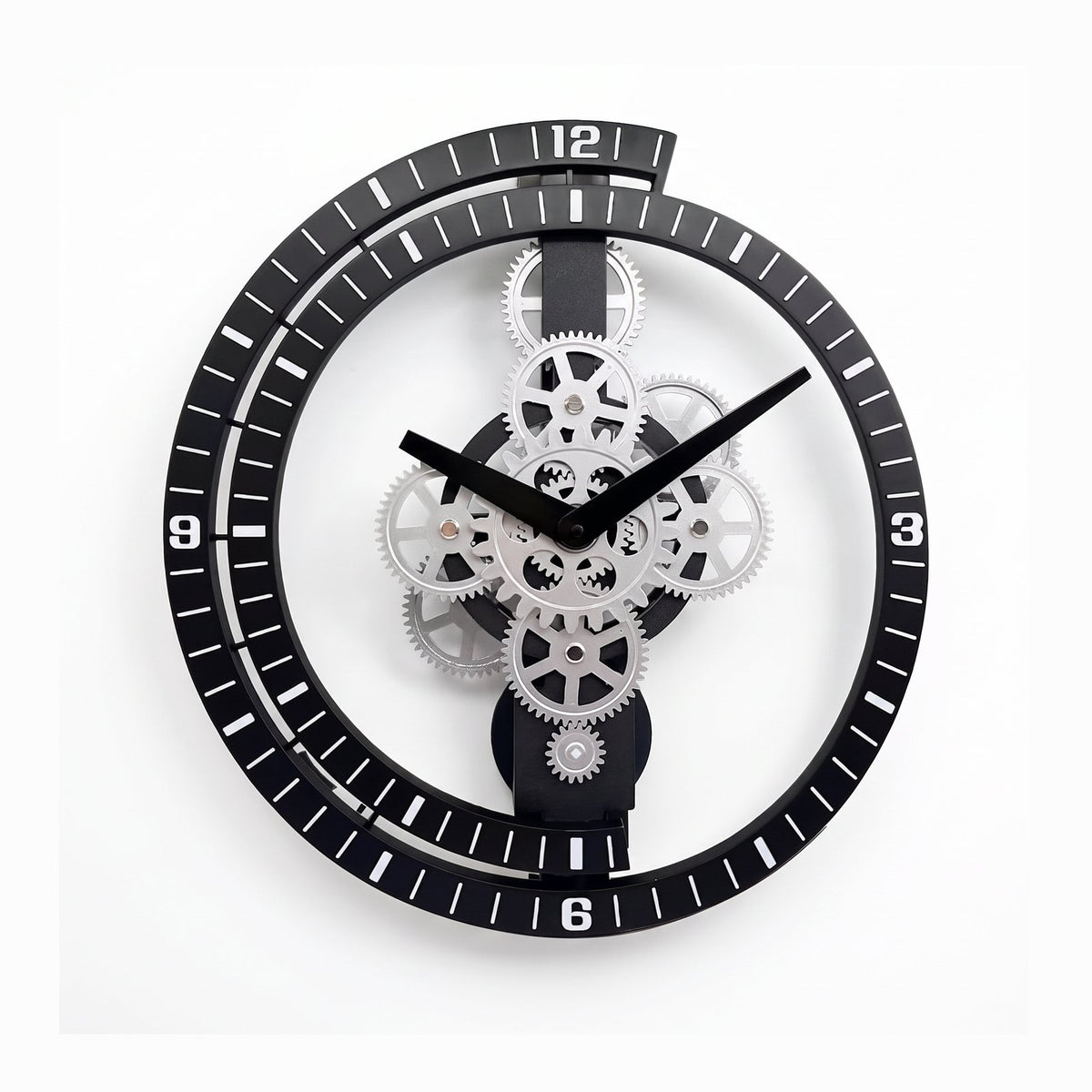 Horloge Murale Rouages Métal