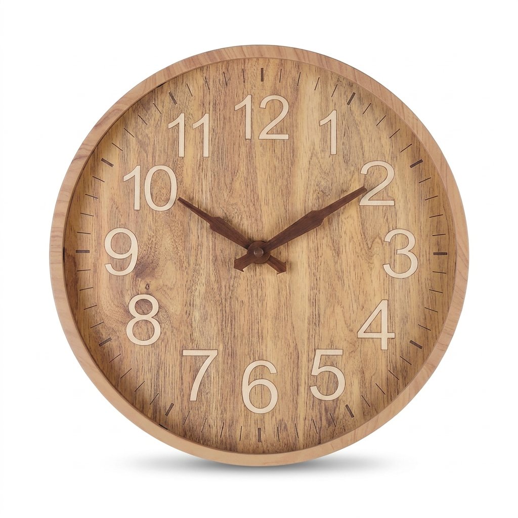 Horloge Scandinave en Bois
