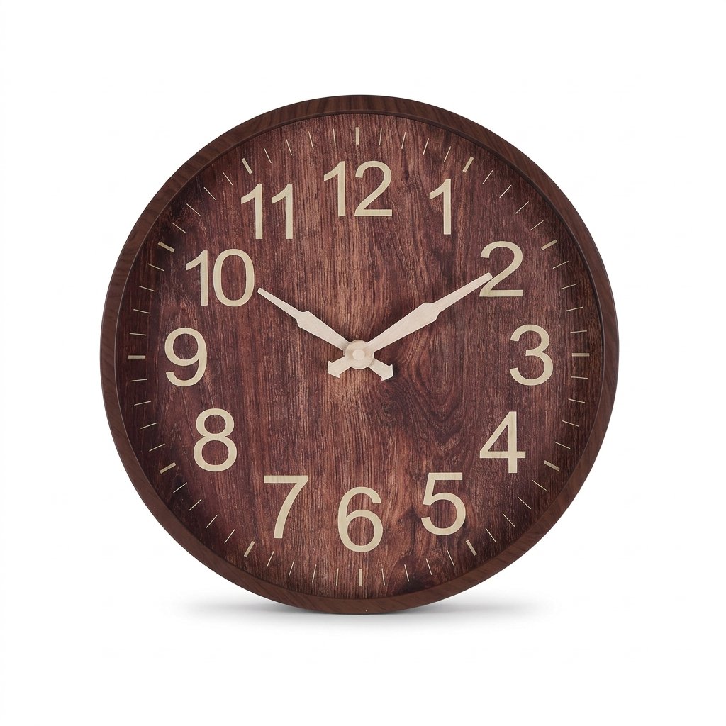 Horloge Scandinave en Bois