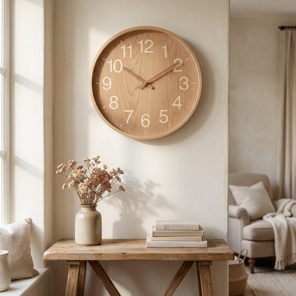 Horloge Scandinave en Bois