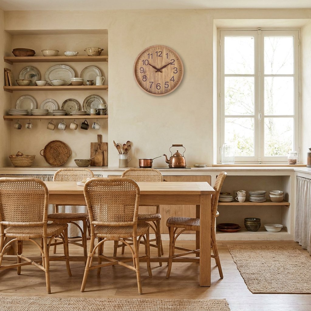 Horloge Scandinave en Bois