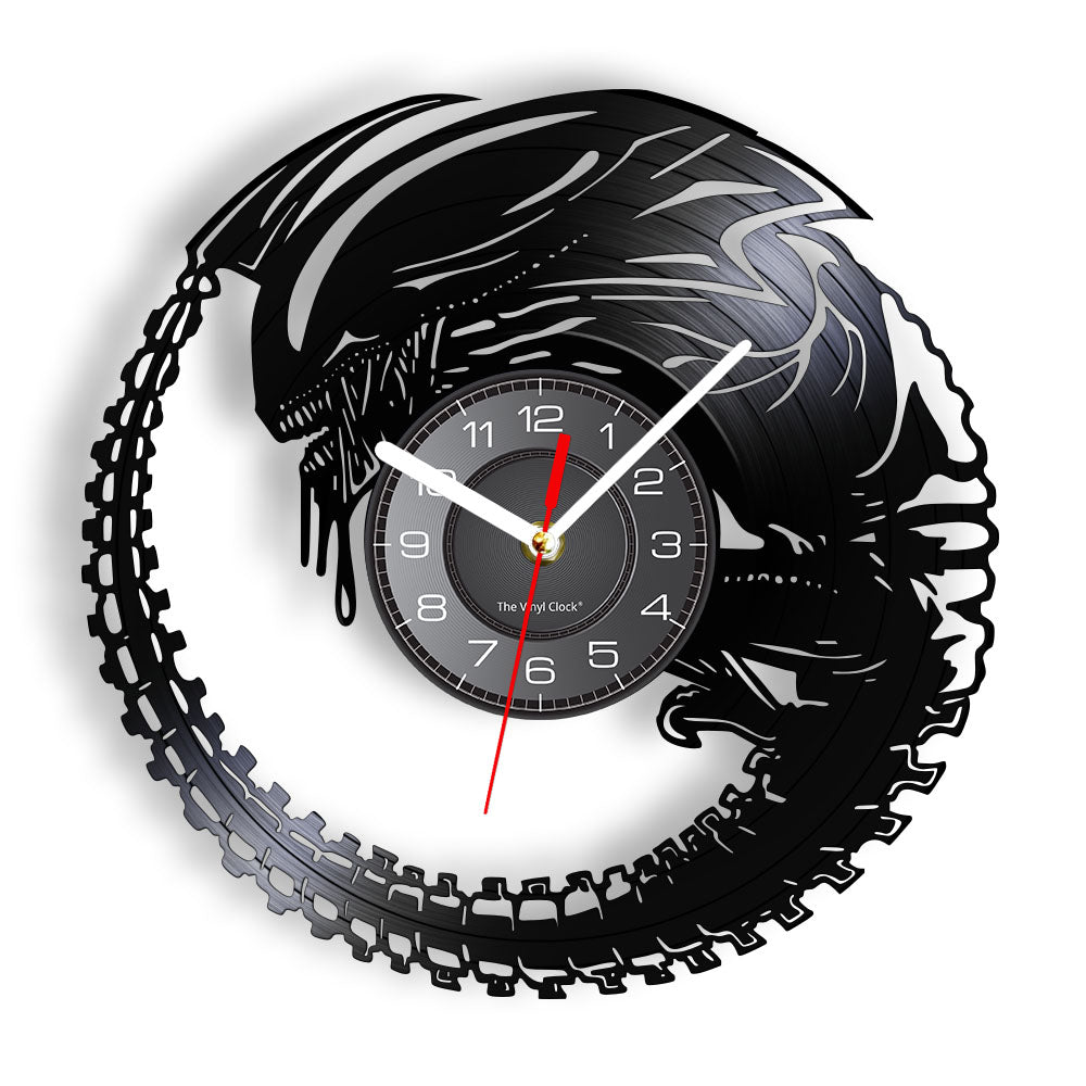 Horloge Murale Alien Vinyle