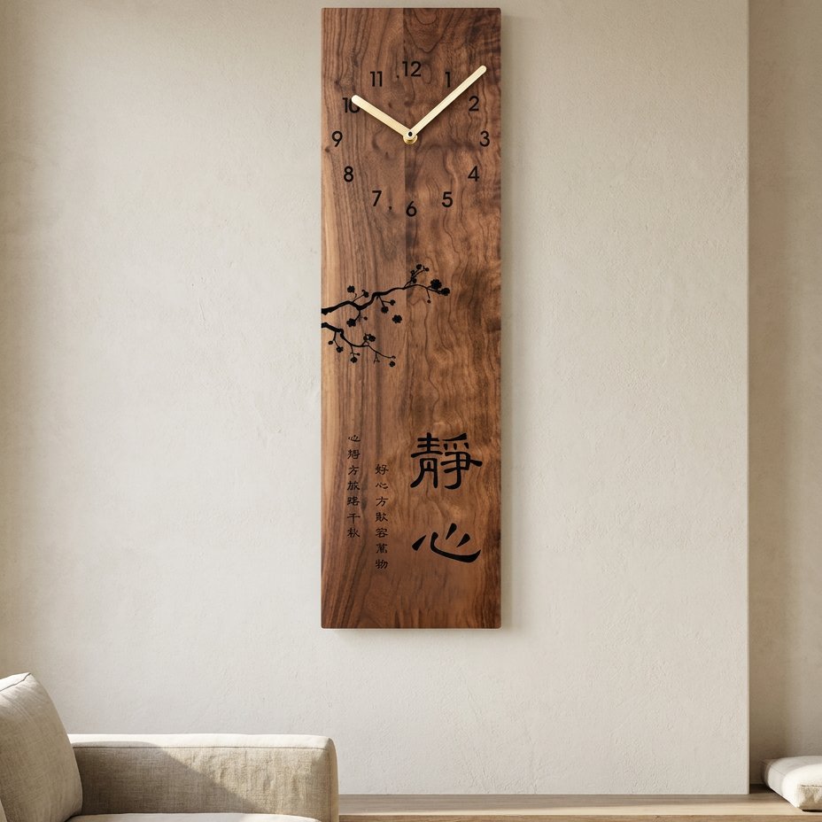 Horloge Murale Zen Bois