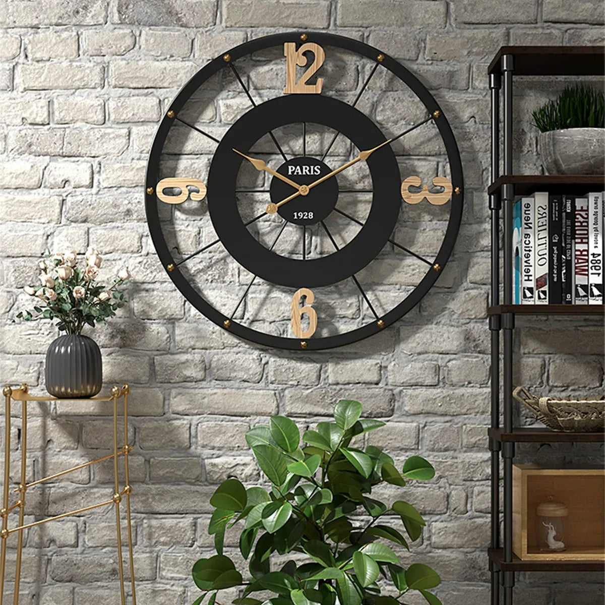 Horloge Murale Industrielle Paris