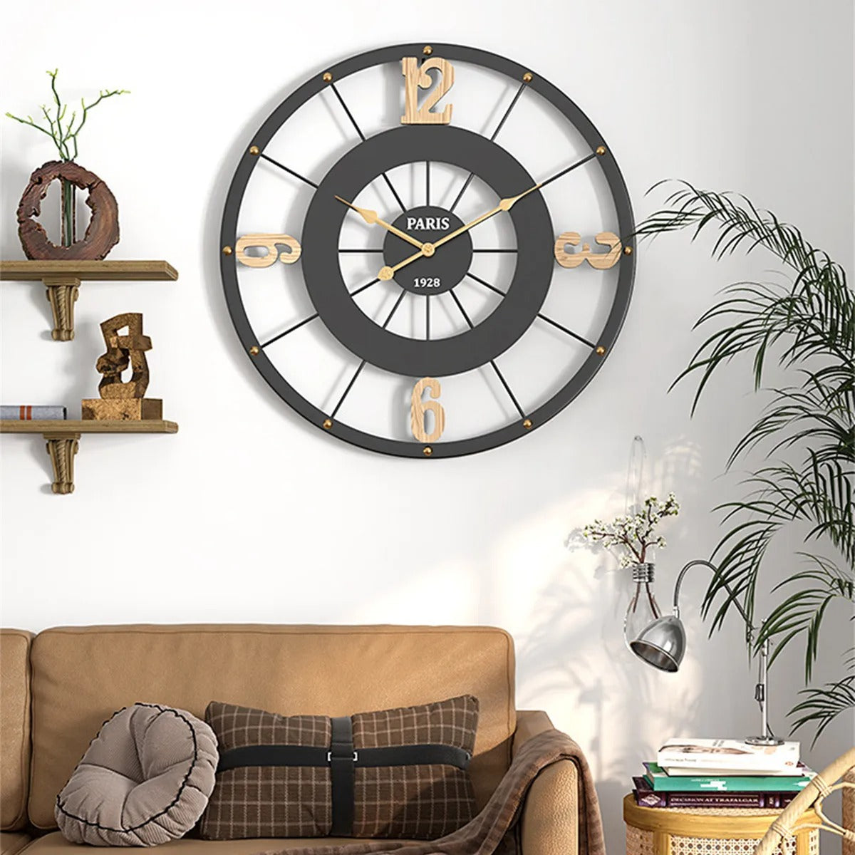 Horloge Murale Industrielle Paris