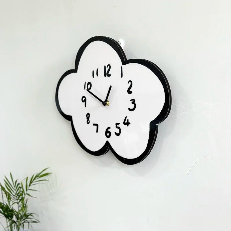 Horloge Murale Pendule Nuage