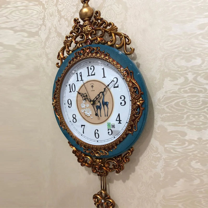 Horloge Murale Baroque Ornementale
