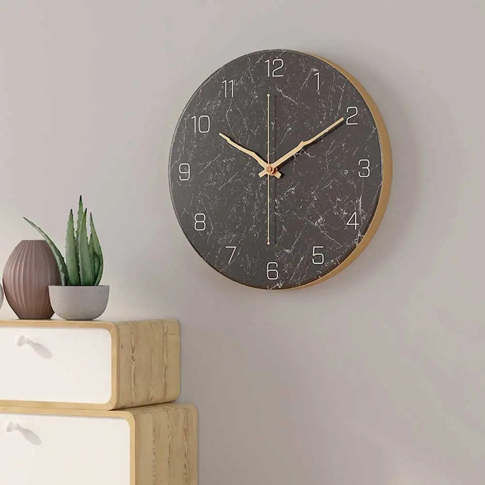 Horloge Murale Design Bicolore