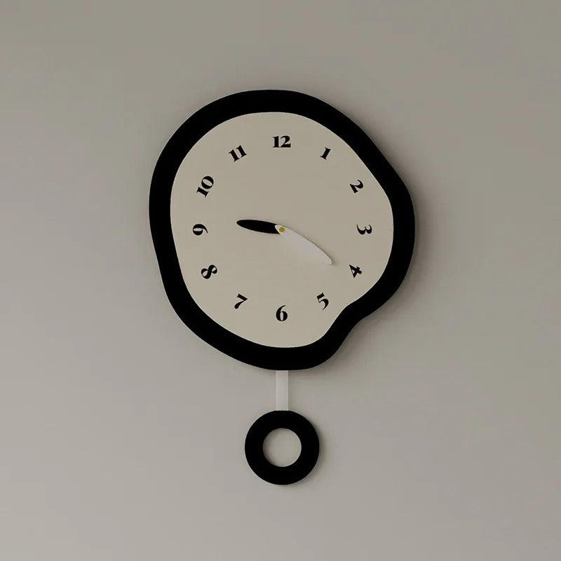 Horloge Murale Forme Organique